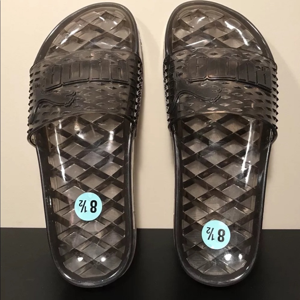 Puma Fenty X Rihanna Collab ⚫️ Black Jelly Slides